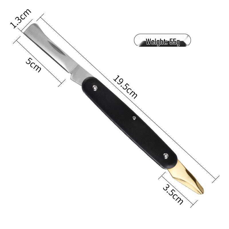 PP Plastic & Stainless Steel Grafting Knife - Horticulture Budding Tool for Fruit Trees and Vegetables