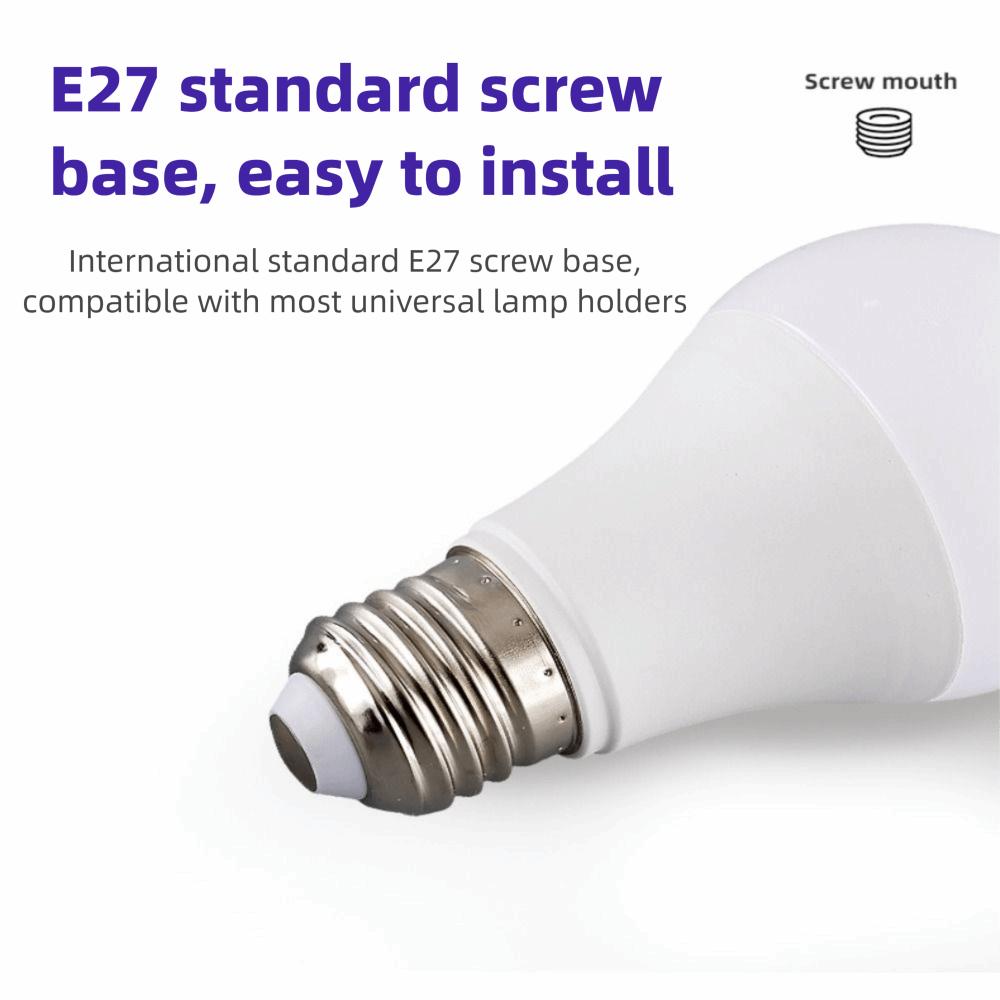 Weißes Licht LED-Glühbirne E27 Energiesparlampe Ultrahelle Lichtlampen Haushalt