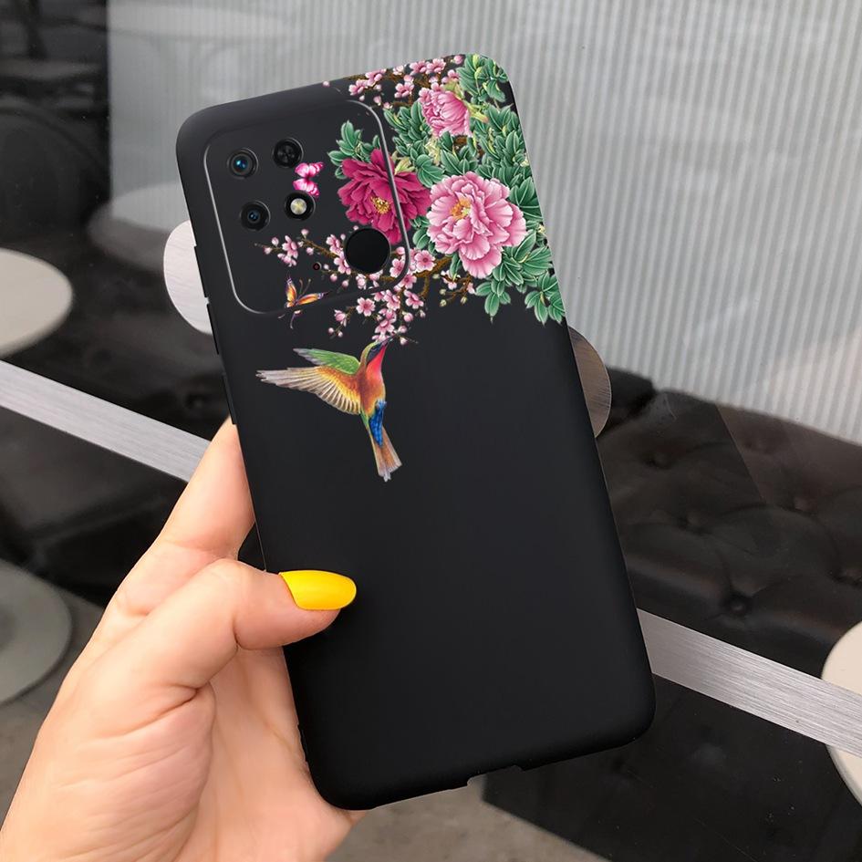 For Xiaomi Redmi 10C Phone Case New Popular Flower Painted TPU Cover For Xiaomi Redmi 10C 4G Bumper Redmi10C NFC 2022 Soft Funda