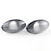 2PCS No Bulb Car Front Side Marker Turn Signal Lamp Housing Covers For Mini Cooper R50 2002-2006 R52 2004-2008 R53 2002-2006