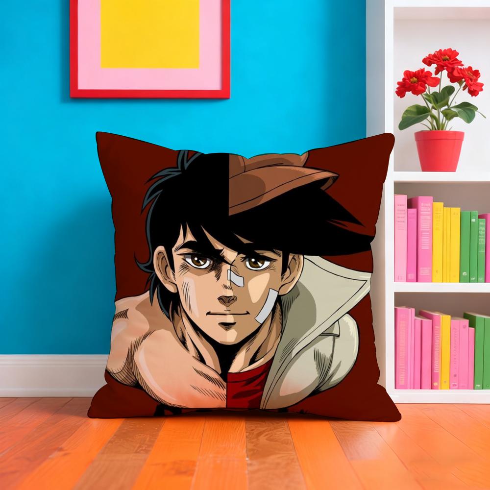 A-ashita No Joe Anime Pillow Case Pillow Case Plush Fabric Soft Double Sided Print Home Sofa High Quality Cushion
