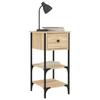Table de chevet - Maison Exclusive - Lot de 2 - Chêne sonoma - Bois d'ingénierie 34x36x70 cm