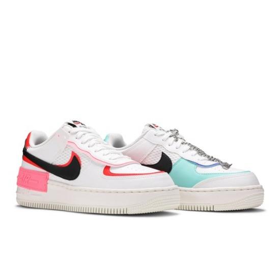 

Nike Wmns Air Force 1 Shadow White Multi-Color DH1965-100 EU 35.5 білий/червоний
