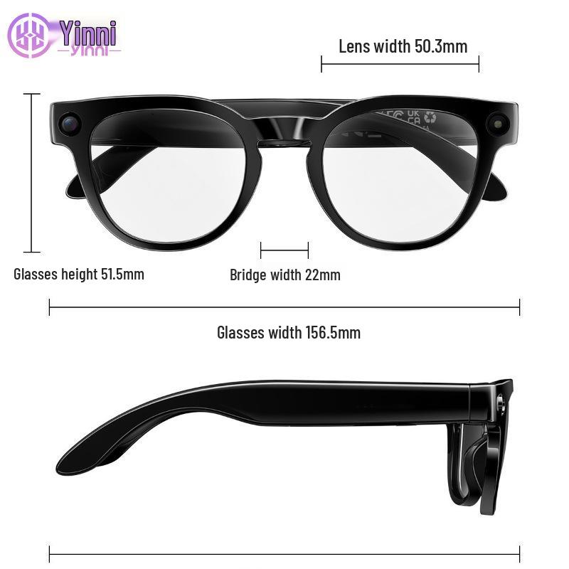 MT3 Smart Glasses: 800W Photo/Video, AI Translation, Smart Recognition, Meeting Minutes