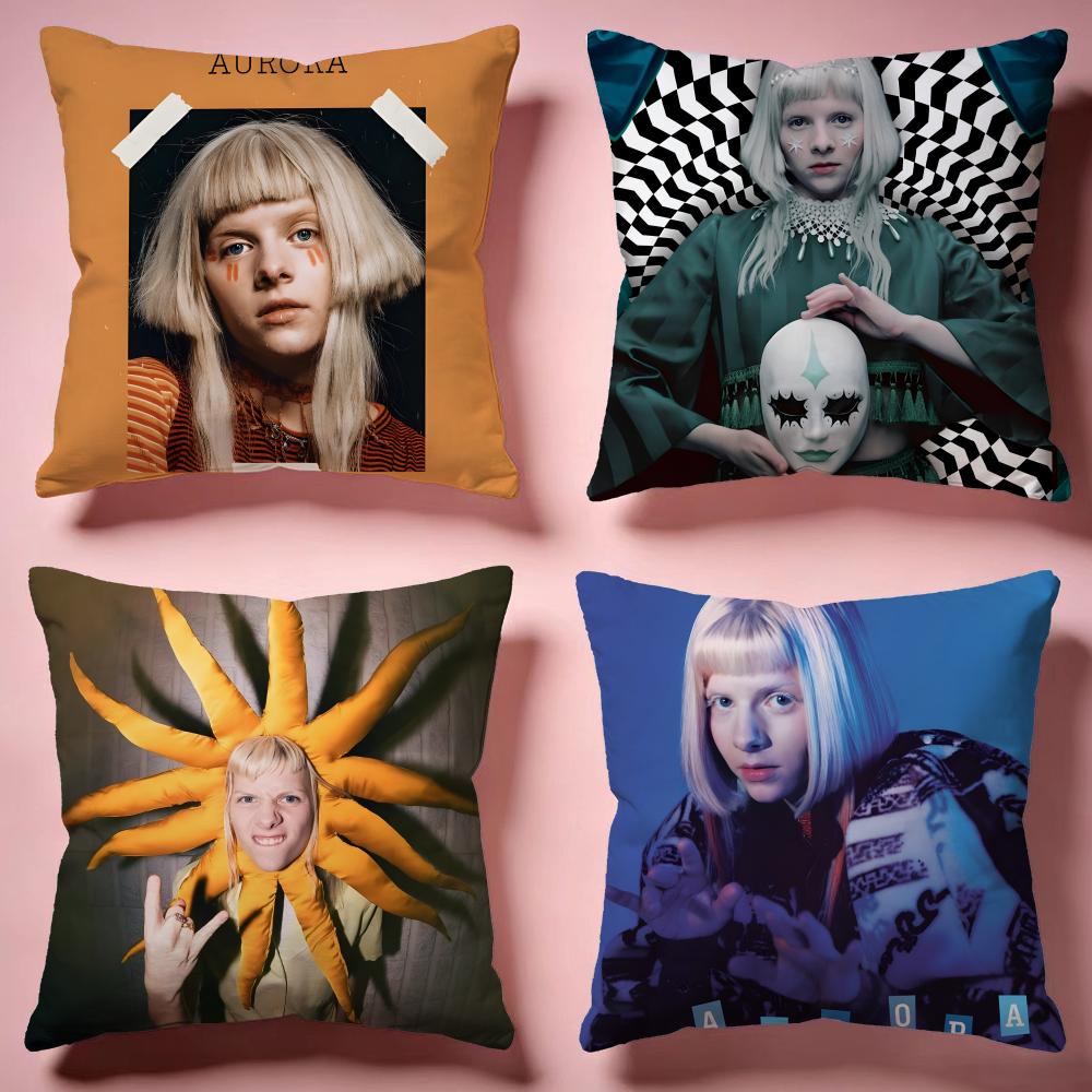 Stylish AAuroraful Cushion Cover Comfortable Durable Pillow Cover MultiScene for Home Office Car Sofa