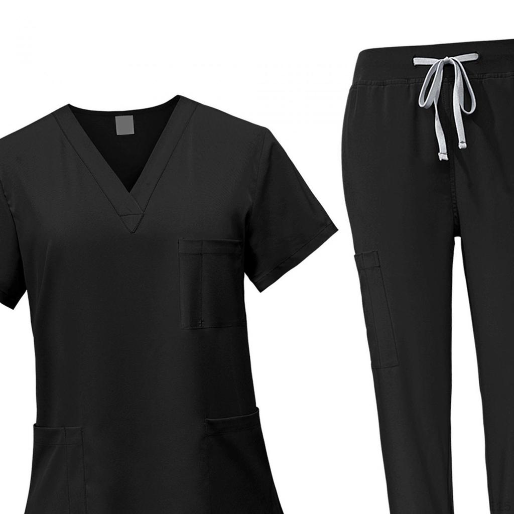Pflege Peeling Set, Krankenschwester Arbeitskleidung, Arbeitskleidung, Oberteil und Hose für Spa Kosmetik