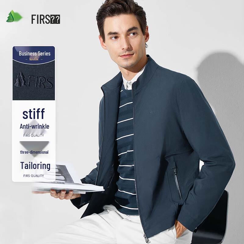 

Shanshan Men s Stand-Up Collar Zipper Jacket XXL