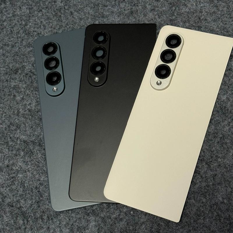 For Samsung Galaxy Z Fold4 SM-F936 Back Glass Cover Rear Battery Housing With Camera Lens Replacement