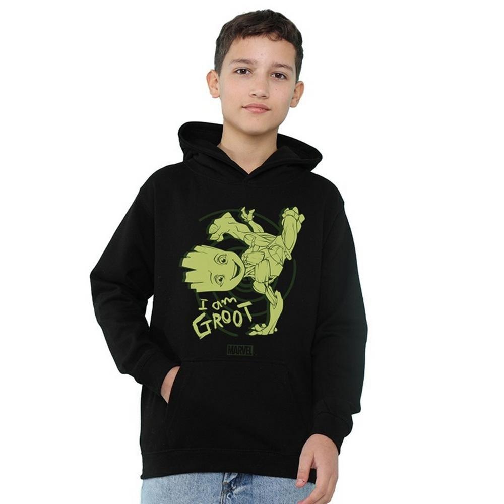 I Am Groot Childrens/Kids Baby Groot Handstand Pull Over Hoodie