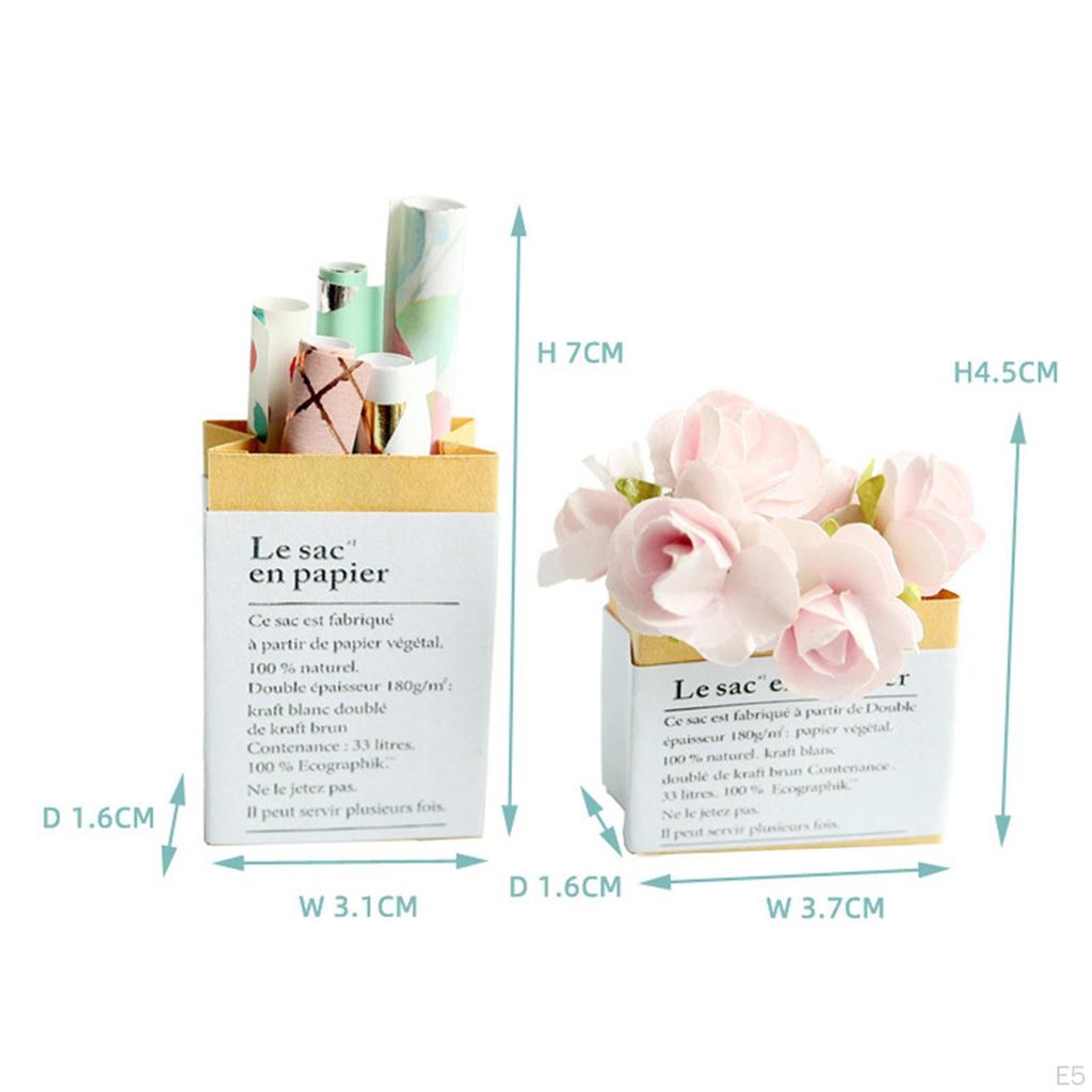 1/6 Paper Bag Living Room House Decoration