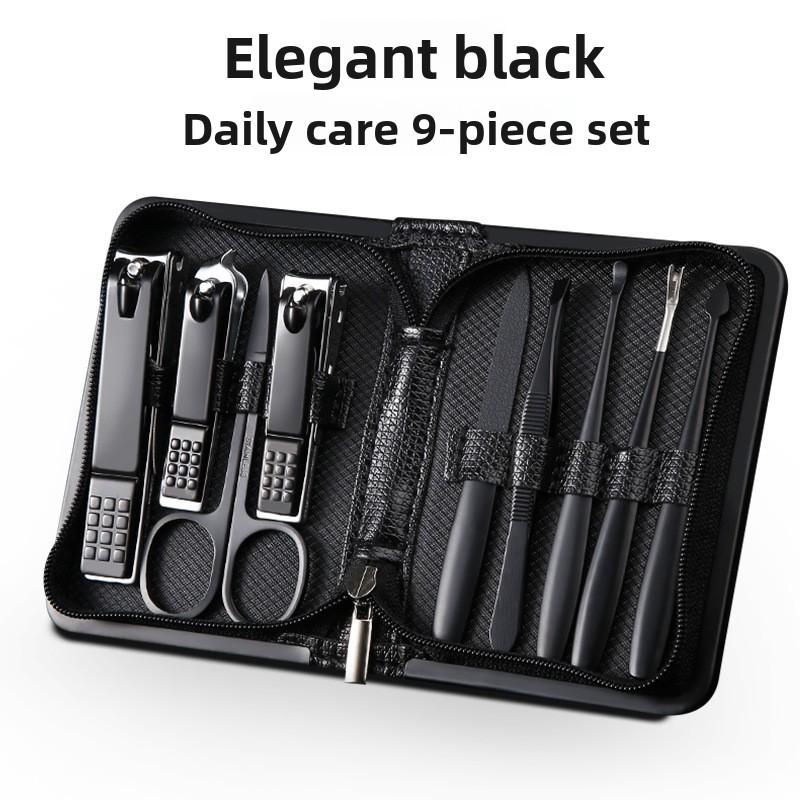 Stainless Steel Nail Clippers 6-piece Set, Portable Nail Clippers Household Nail Clippers To Remove Dead Skin Fork Manicure Tool
