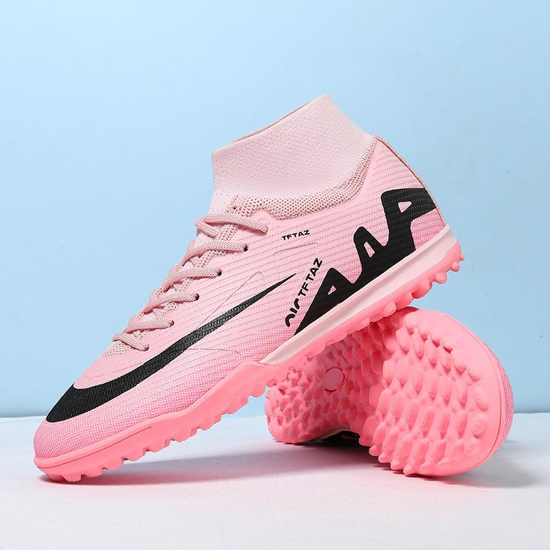 

New high-top men s youth football shoes adult long nails AG broken nails TF competition training sports shoes 45