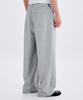 TAKEASY Dual Pocket Wide Sweatpants (Melange Grey)