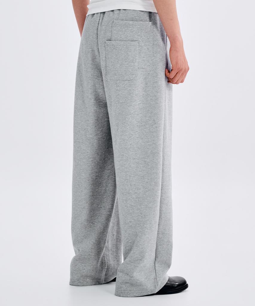 TAKEASY Dual Pocket Wide Sweatpants (Melange Grey)
