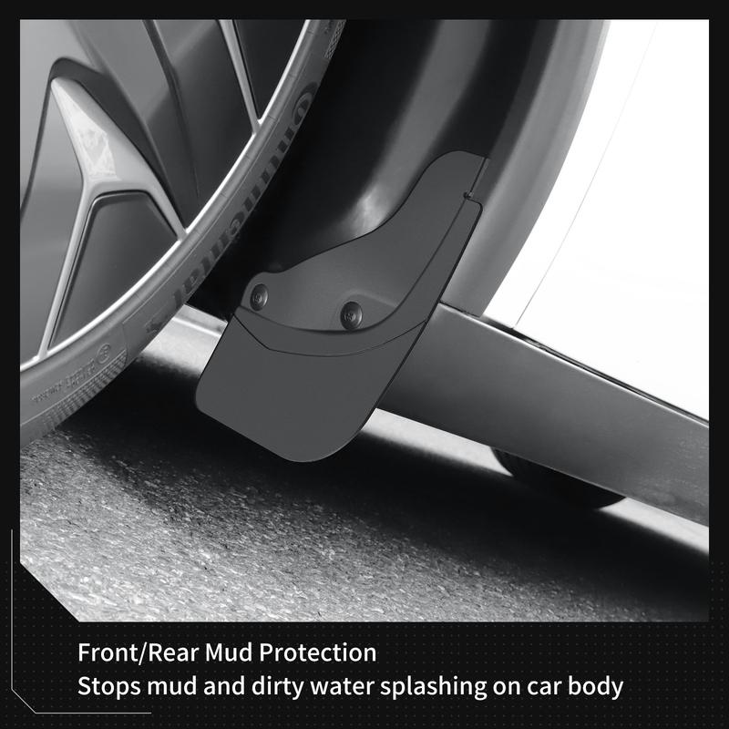 for Tesla Model YL 2025 2026 Rear Wheel Mud Flaps Car Modification Accessories Splash Guard Mud Fenders Kit 4Pcs