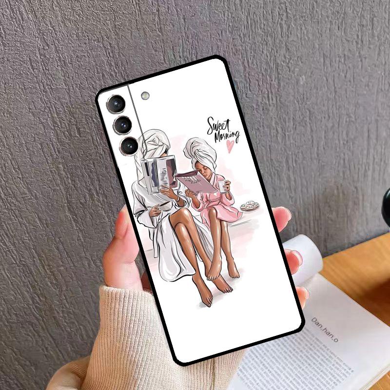 SUPER MOM MUM MAMA BABY Case For Samsung Galaxy S21 S20 FE S22 S23 Ultra Note 20 S8 S9 S10 Note 10 Plus Cover Shell