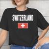 Swiss Switzerland Flag Accessories Unisex T Shirt Pure Cotton Tee Graphic Printed Tshirt Clothing