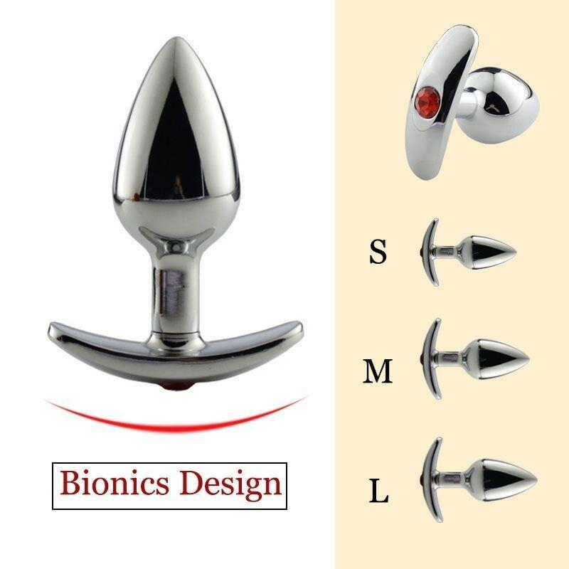 3PCS/Set Metal Anchor Base Outdoor Women's Anal Plug Couple Sex Toy Stainless Steels Man Butt Plug Trainer Adult Sex Anal Masturbator