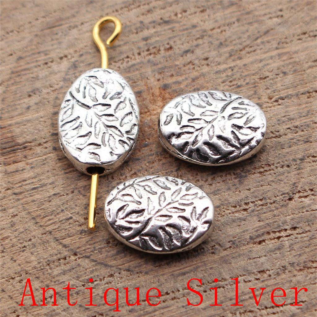 Charms Piatto Torsione Foro Grande Perline Sfuse Per Braccialetto Collana Gioielli Fabbricazione Componenti