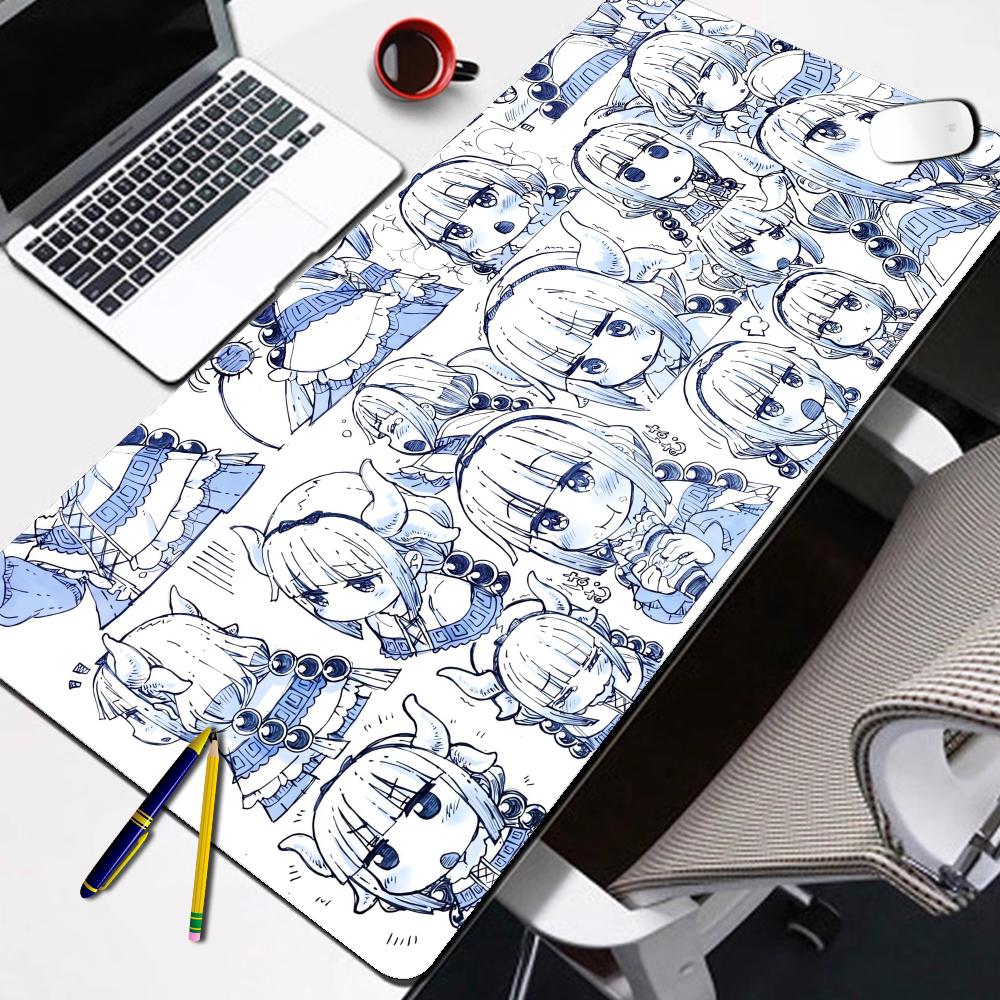 Miss Kobayashi Dragon Maid MousePad Large Computer Gaming HD Printing Accessories player Mat Carpet Antislip Laptop Soft