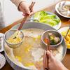 Stainless Steel Pasta Basket Mesh Ergonomic Design Nonslip Handle Dumpling Noodle Strainer Straining Noodles Basket