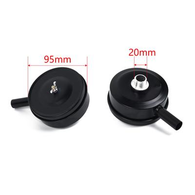 For Piston Compressors Air Compressor Muffler Set Accessories Metal Black