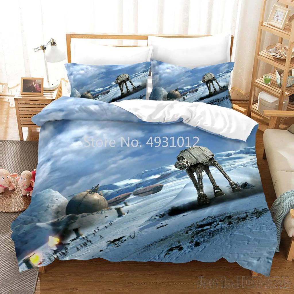 Anime 3D Printed Black Warrior Bedding Set Baby Duvet Cover Sets Bedclothes Twin Single King Kids Adult Gift