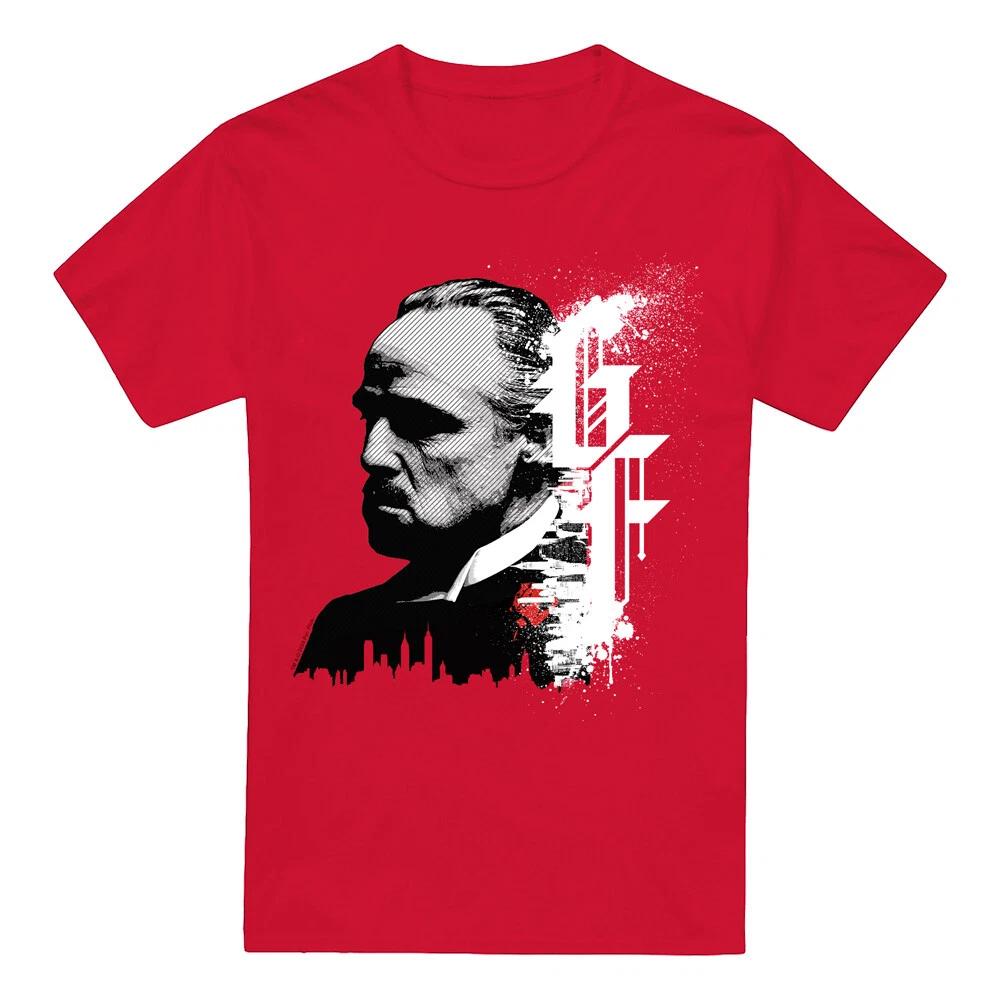 Godfather Spray 100% Cotton T-shirt Mens Tees Top S-2XL, Red 2XL