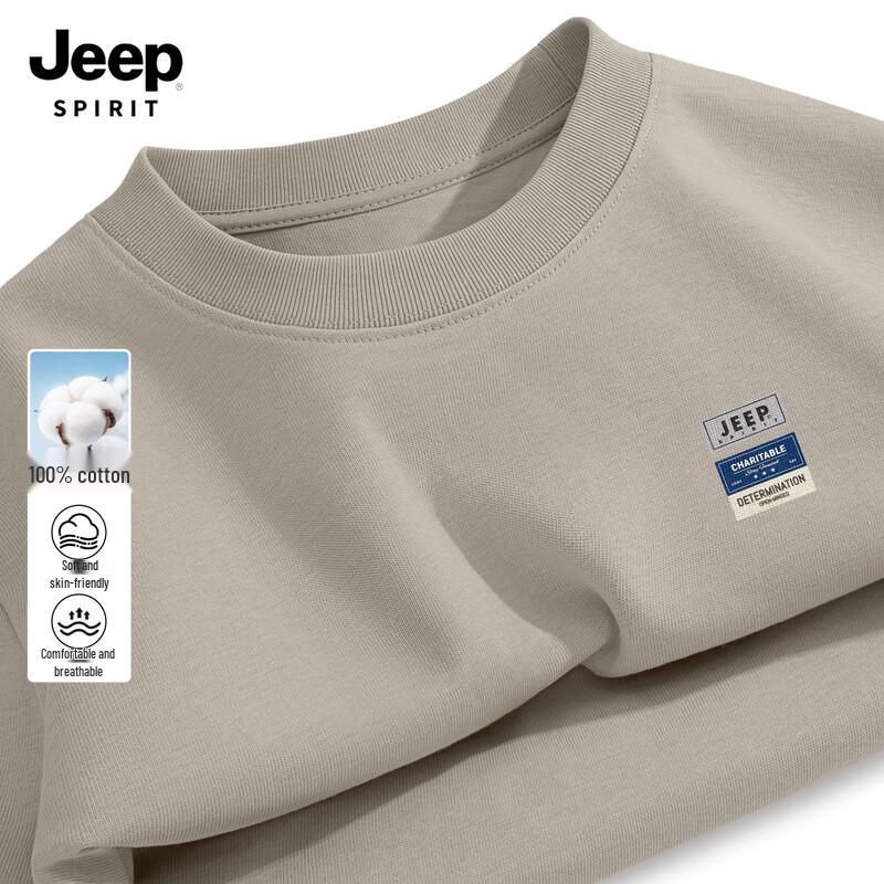 JEEP SPIRIT Men s Cotton Long Sleeve T-Shirt L