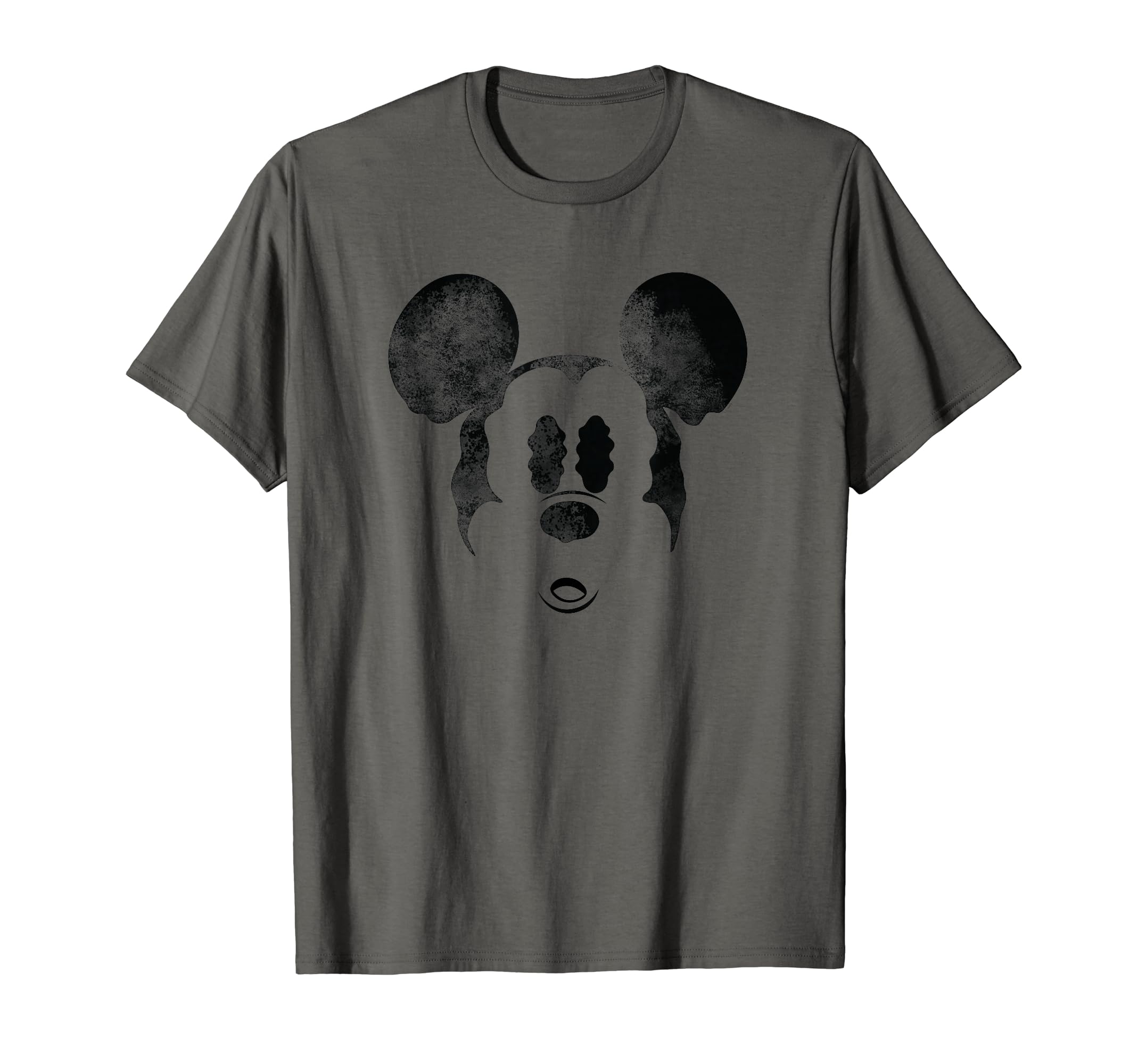 

Disney Mickey Mouse T-shirt with a creepy, squirming face design. Retro-styled.
