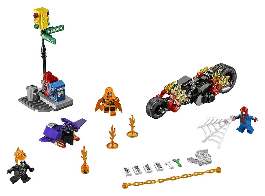 LEGO Superbohaterowie 76058 Ghost Rider Building Kit od LEGO Spider-Man Team-up (217 elementów)