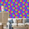 Pop art portraits wallpaper for living room and bedroom 50x1000