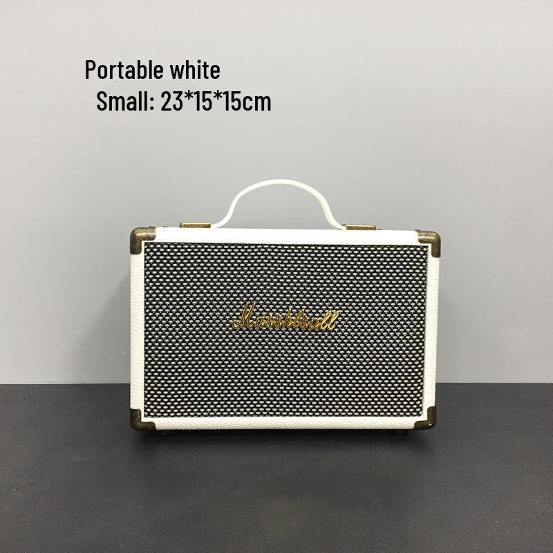 Marshall Speaker Model Ornament: Wooden Shell & Leather Wrap - Perfect for Model Home Decor
