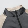 European and American Men's Stand-up Collar Jacket: Autumn/Winter Color Block Casual Coat