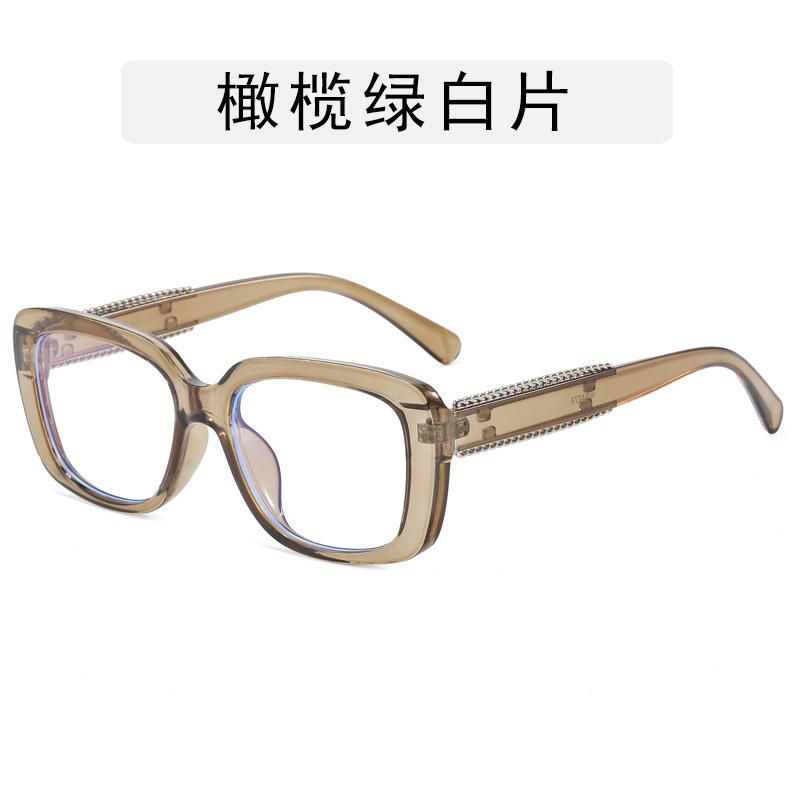 Vintage Stylish Glasses Frame Women Square Shape Anti Blue Light Women's Eyeglasses Frame High Quality Woman Glass