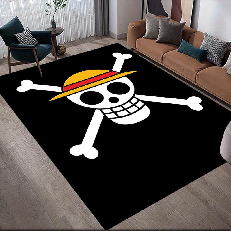 

Pirate Flag Anti-Slip Floor Mat, Rectangular Carpet for Game Room, Bedroom & Living Area, Ideal Home Decor 60x90cm