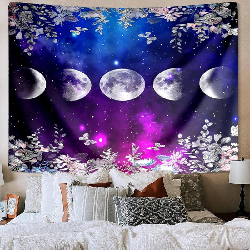 Astrological Symbols Mandala Tapestry Room Decoration Wall Hanging for Living Room Bedroom, Dormitory, Birthday and Christmas Gifts