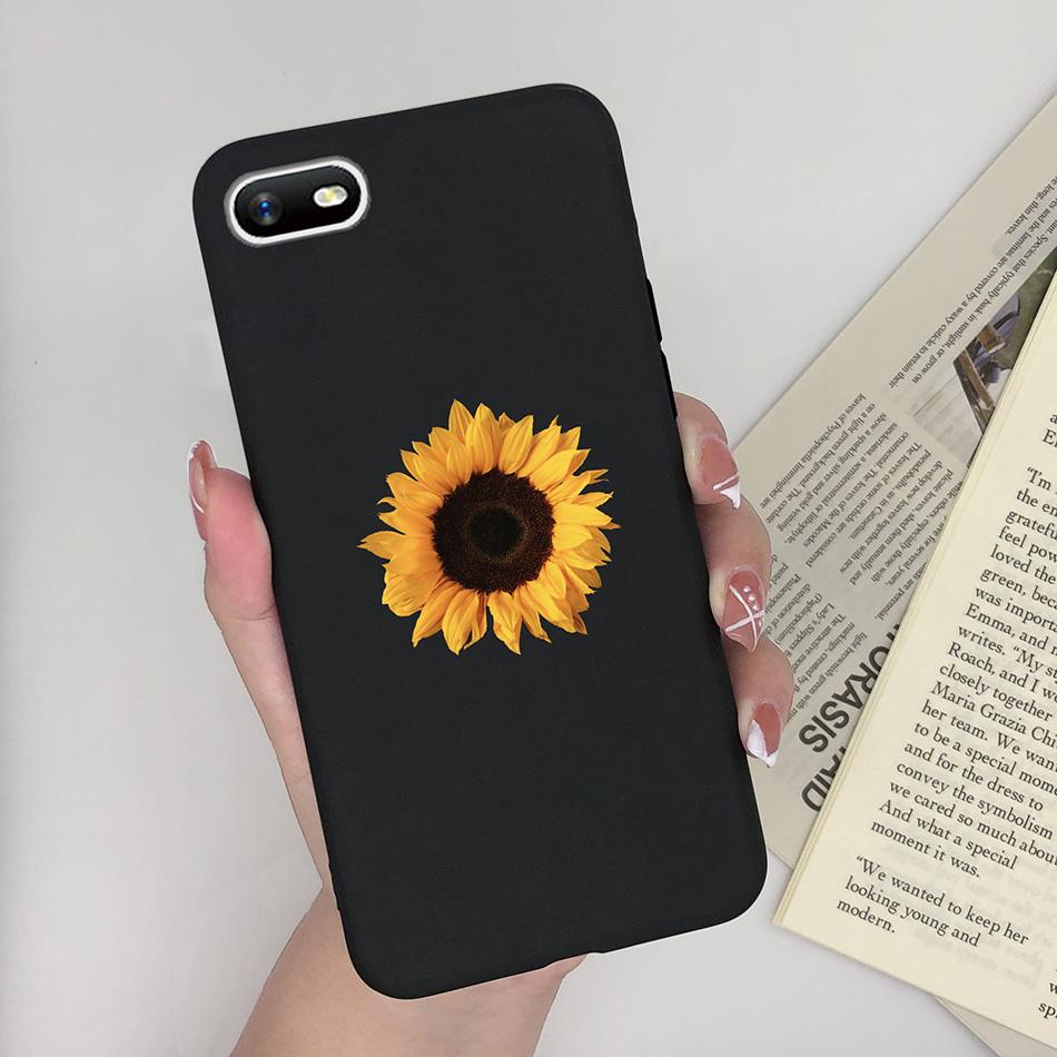 For OPPO A1K Phone Case Daisy Flower Heart Cover Silicone Soft Coque For oppo a1k RMX1941 A1K A1 k Oppo Realme C2 RealmeC2 Funda