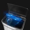 Automatic Sensor Trash Can Smart Stainless Steel Trash Bin Luxury Large Capacity Litter Bin Rectangular Kitchen Dustbin with Lid