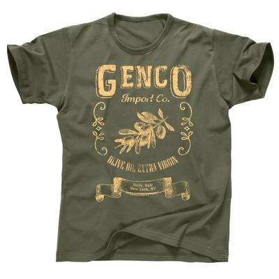 Genco Import Co Olive Oil The Godfather Trilogy Vito Michael Corleone Ny T Shirt