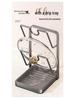 Vertical Kitchen Lid & Pan Rack: Wall-Mount & Countertop Cutting Board Holder
