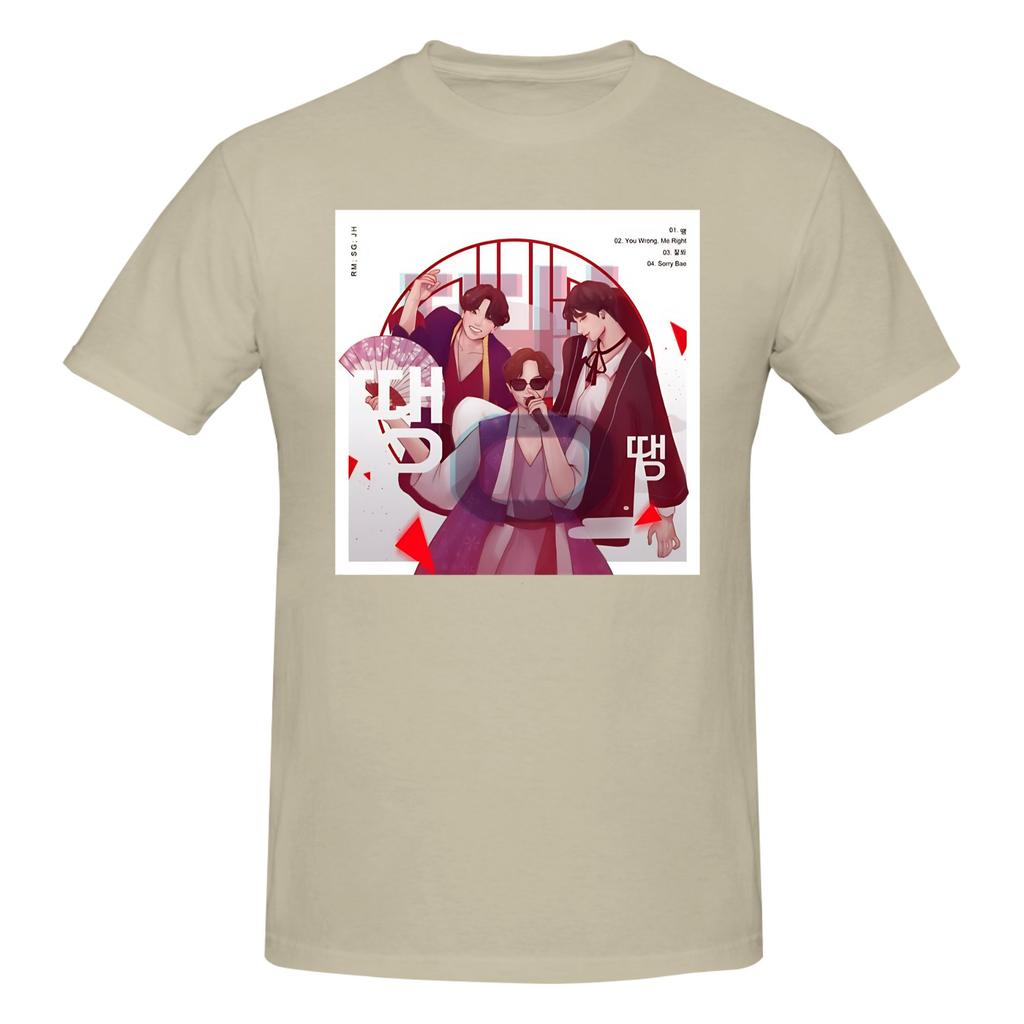 Piece Album Cover Funny Graphic Cotton TShirt Ddaeng Kpop Army Tees Tops For Unisex