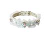Lace Pet Collar With Rhinestone Heart Adjustable Dogs Cats PU Material XS-L Sizes Pink Blue