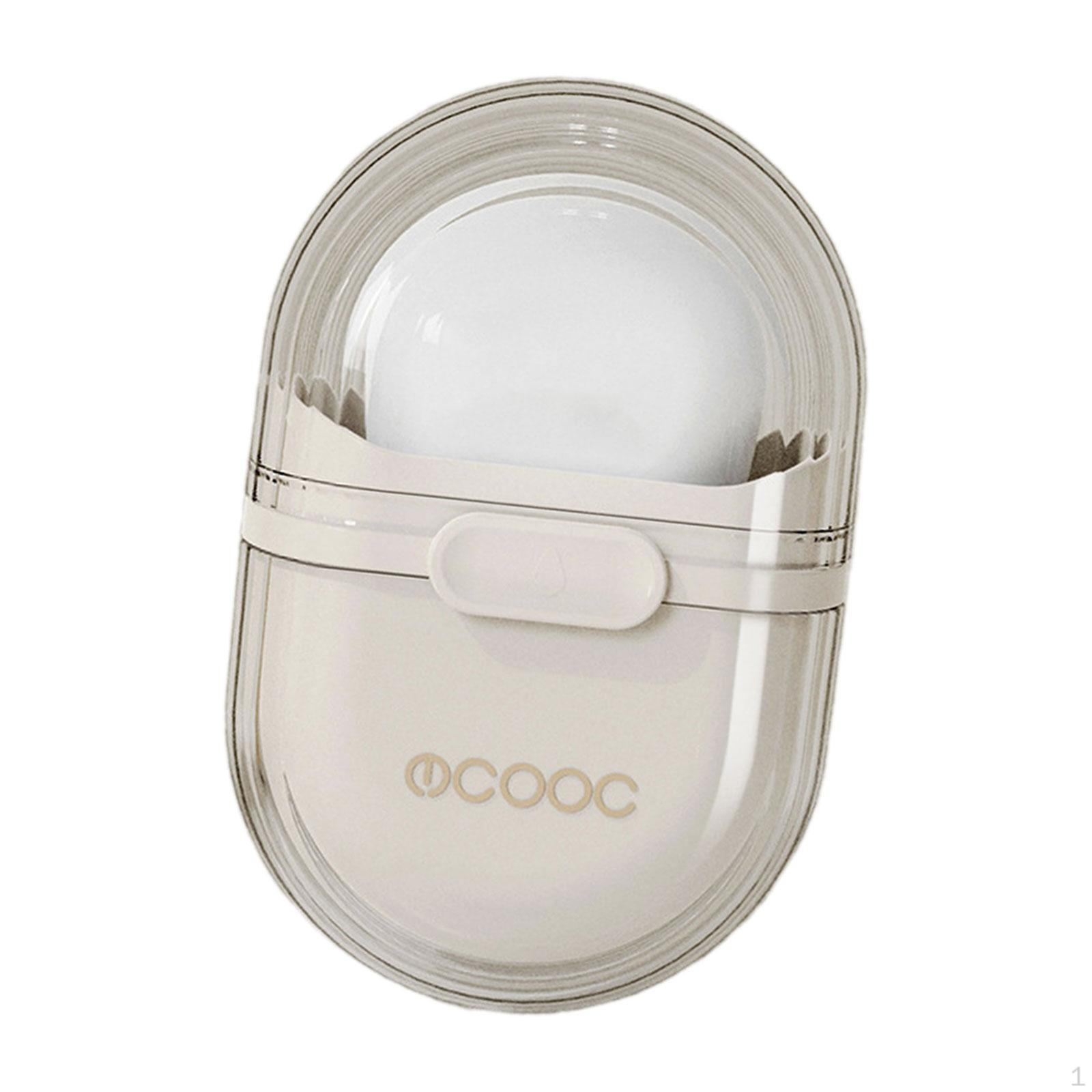 

Дорожная мыльница, закрывающаяся тарелка, портативный держатель для бара, герметичный чехол с крышкой для отпуска, белый