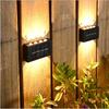 Solar Wall Lamp Outdoor Waterproof Up & Down Lighting Solar Fence Lights Solar Powered Garden Yard Decorative Wall Lights