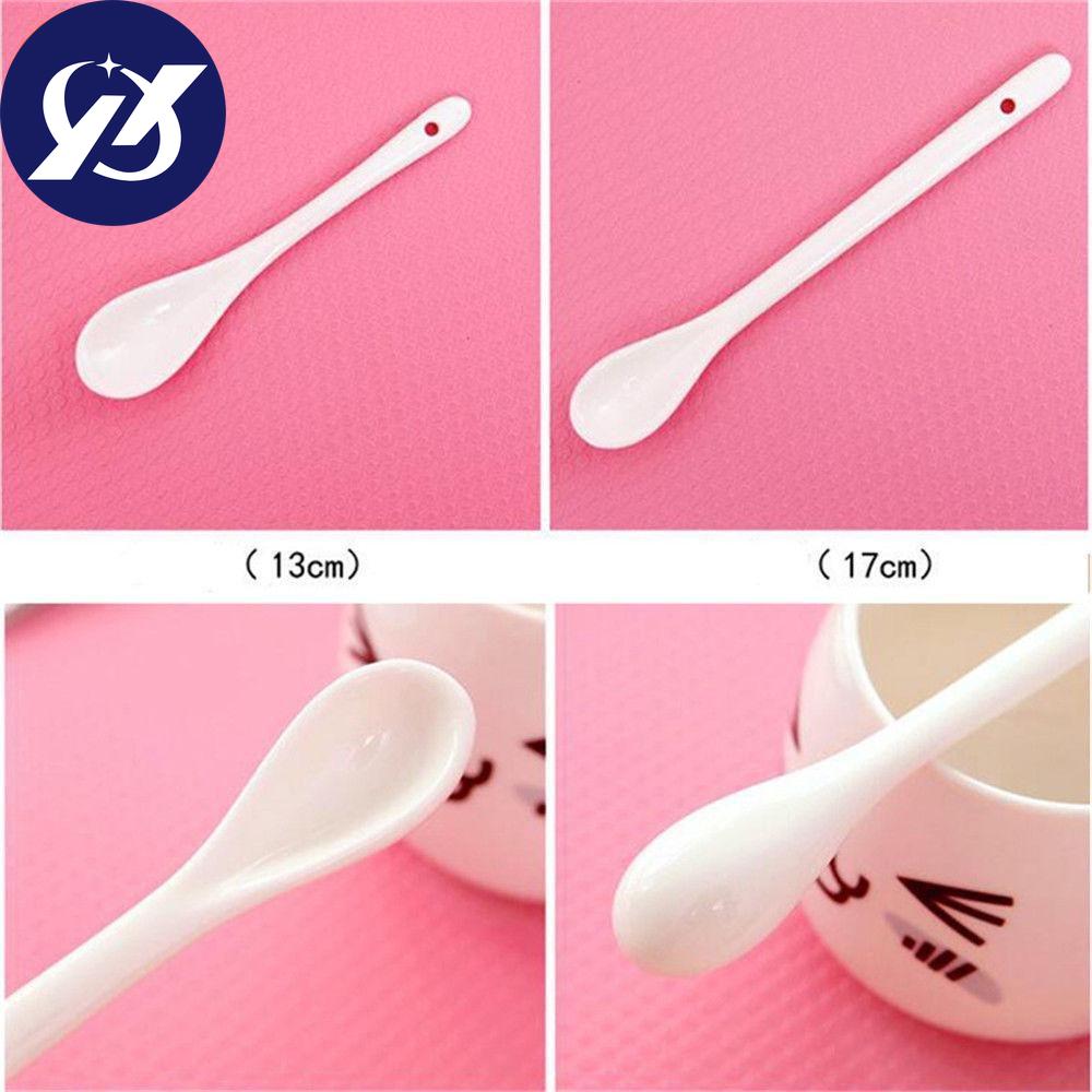 1/3 ks nové velké/malé zmrzlinové čajové dezertní kosti keramické čistě bílé kávové lžičky z porcelánu