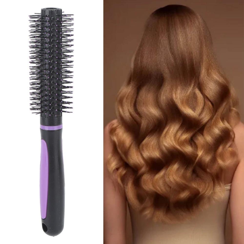 9 Row Comb Round Hair Brush Vent Brush Styling Hair Brush Roller Comb For Salon Use