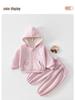 Girls & Boys Two-Piece Casual Set: Autumn/Winter Baby Clothes with Long Pants