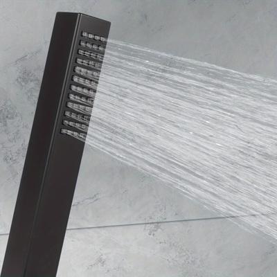Douchette Carrée à Main Simple Fonction Universelle Économie d'Eau Gicleur Mode Créatif Haute Pression Pulvérisateur de Douche