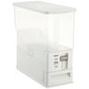 Asvel Rice Container, Wash-Free, Measuring Rice Container, Disassembles, 12kg, White, Fully Washable, A7503